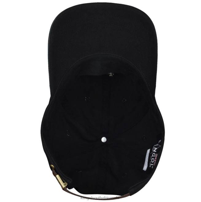 Kangol Unisex FB6D337 Washed Baseball Accessories Black