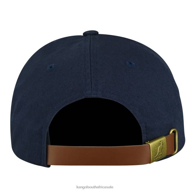 Kangol Unisex FB6D339 Washed Baseball Accessories Navy