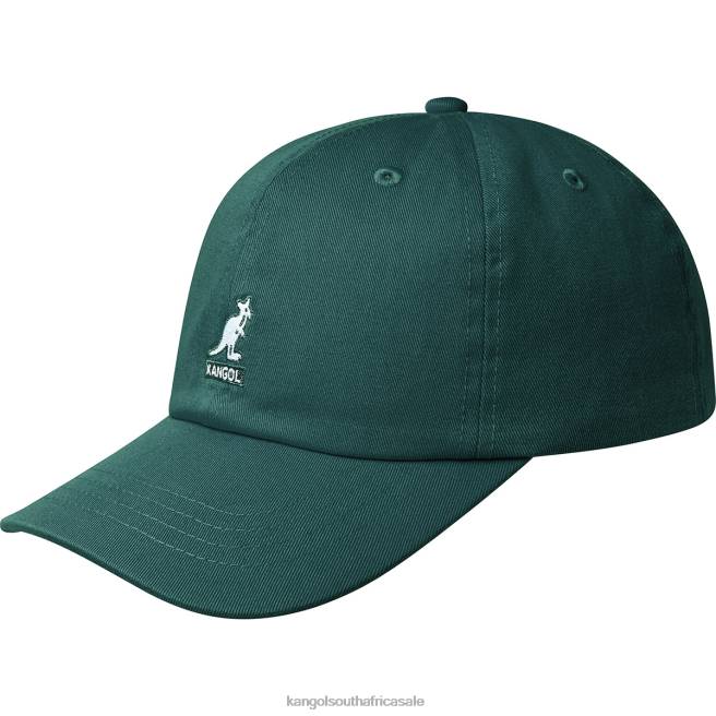 Kangol Unisex FB6D340 Washed Baseball Accessories Pine