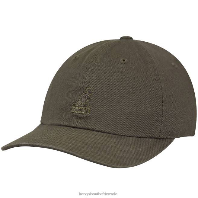 Kangol Unisex FB6D341 Washed Baseball Accessories Smog