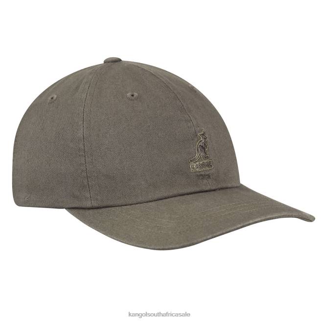 Kangol Unisex FB6D341 Washed Baseball Accessories Smog