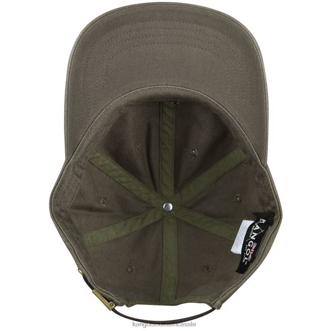 Kangol Unisex FB6D341 Washed Baseball Accessories Smog