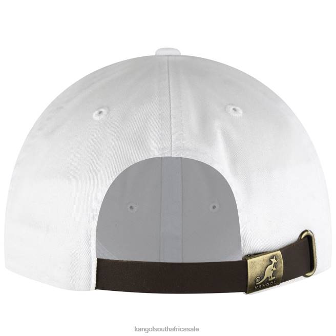 Kangol Unisex FB6D342 Washed Baseball Accessories White