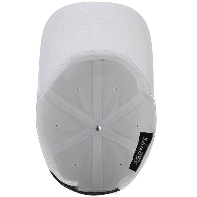 Kangol Unisex FB6D342 Washed Baseball Accessories White