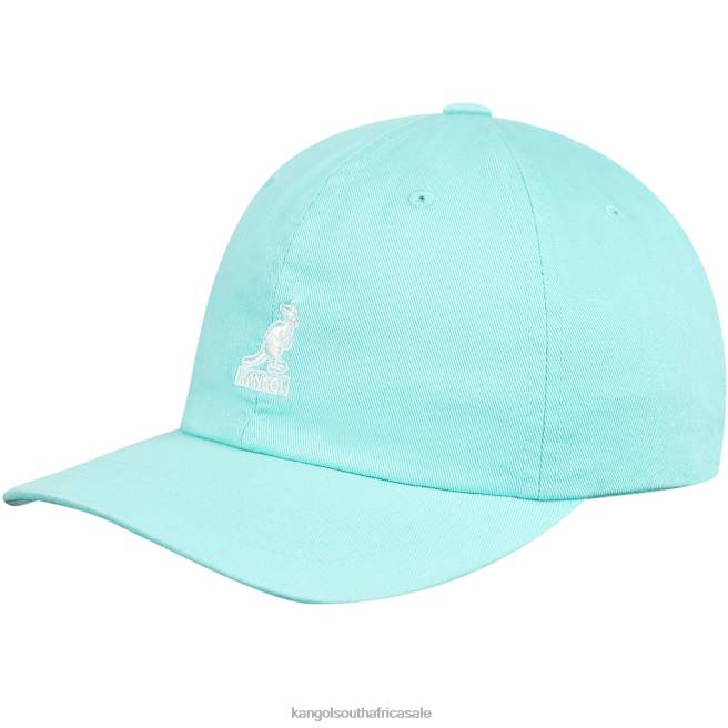 Kangol Unisex FB6D343 Washed Baseball Accessories Blue Tint