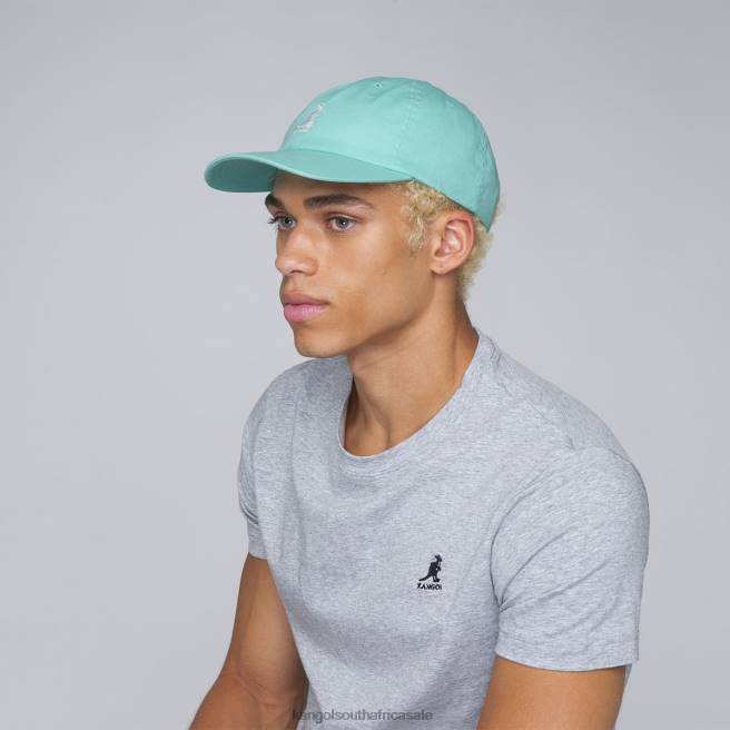 Kangol Unisex FB6D343 Washed Baseball Accessories Blue Tint