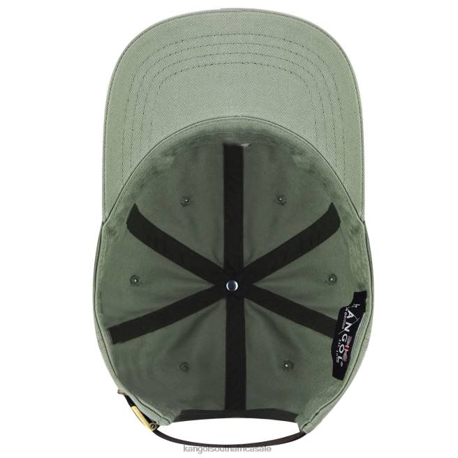 Kangol Unisex FB6D345 Washed Baseball Accessories Oil Green