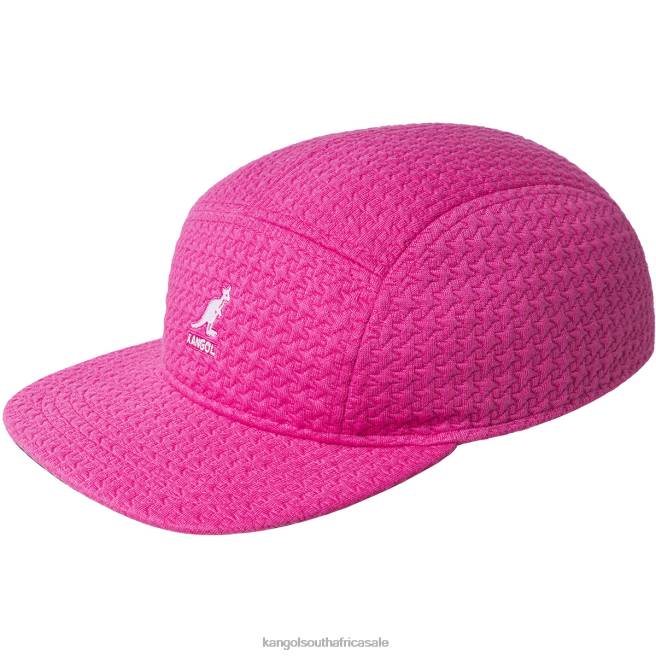 Kangol Unisex FB6D357 Embossed 5 Panel Cap Accessories Black