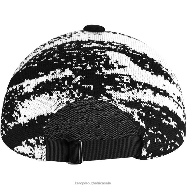 Kangol Unisex FB6D359 Airbrush Adj Spacecap Accessories Black/White