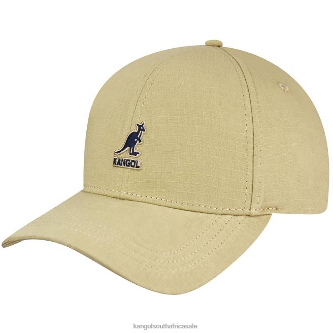 Kangol Unisex FB6D366 Ripstop Essential Baseball Accessories Khaki
