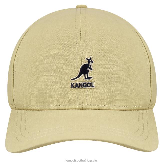 Kangol Unisex FB6D366 Ripstop Essential Baseball Accessories Khaki