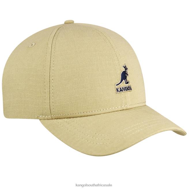 Kangol Unisex FB6D366 Ripstop Essential Baseball Accessories Khaki