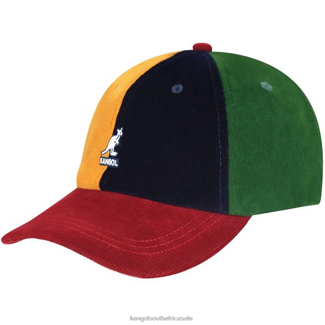 Kangol Unisex FB6D367 Contrast Pops Baseball Accessories Red Multi