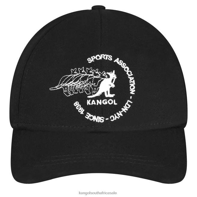 Kangol Unisex FB6D369 Club Baseball Cap Accessories Black