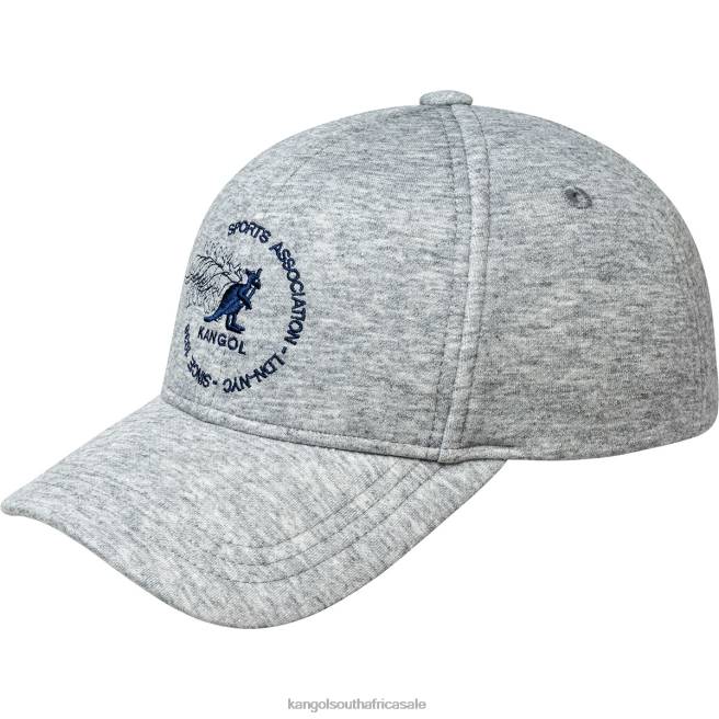 Kangol Unisex FB6D370 Club Baseball Cap Accessories Light Grey Heather
