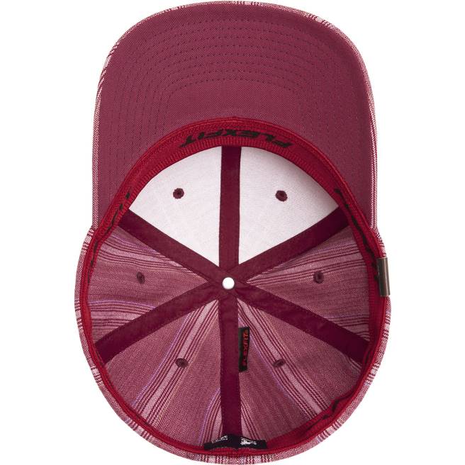 Kangol Unisex FB6D371 Pattern Flexfit Baseball Accessories Variegated Stripe Red