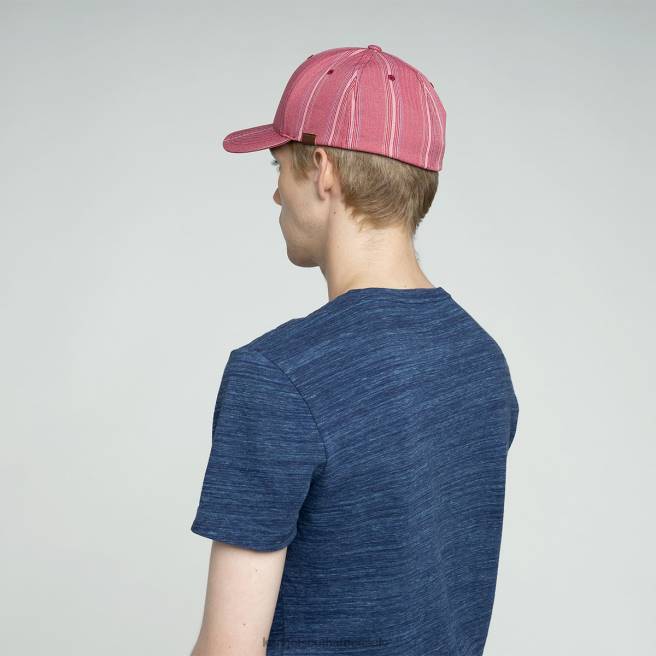 Kangol Unisex FB6D371 Pattern Flexfit Baseball Accessories Variegated Stripe Red