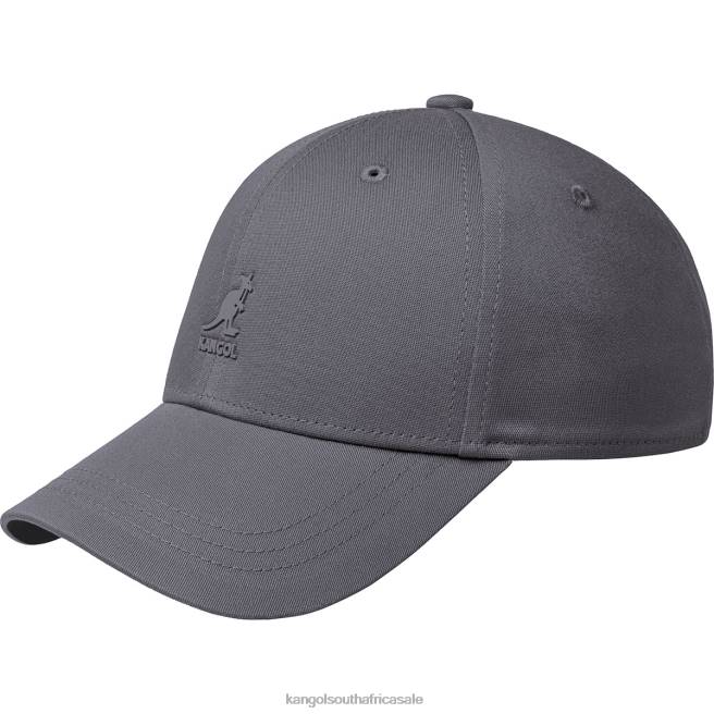 Kangol Unisex FB6D375 Stretch Fit Baseball Accessories Charcoal