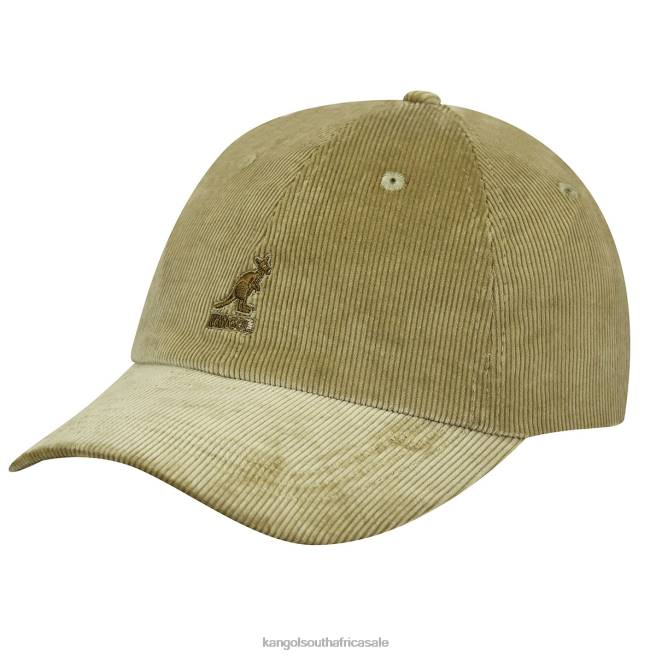 Kangol Unisex FB6D380 Cord Baseball Accessories Beige