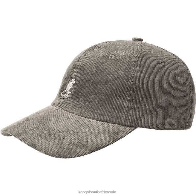 Kangol Unisex FB6D385 Cord Baseball Accessories Nickel