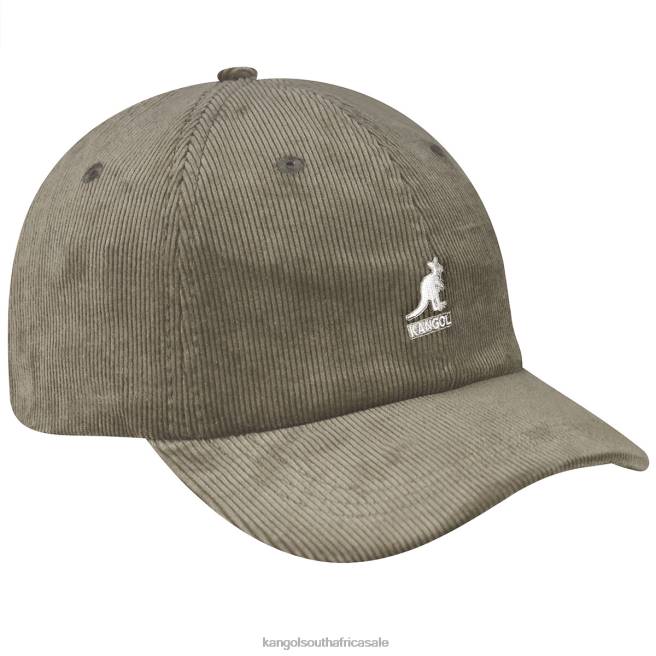 Kangol Unisex FB6D385 Cord Baseball Accessories Nickel