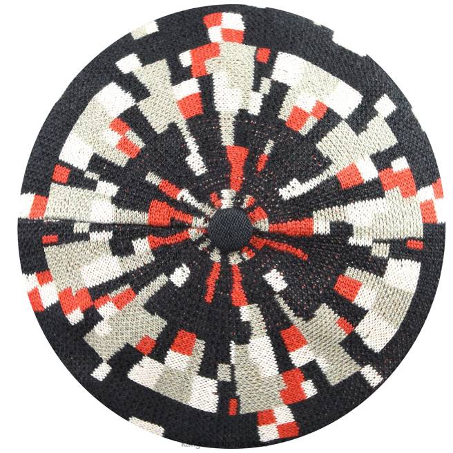 Kangol Unisex FB6D398 Pixelated Plaid Beret Accessories Deep Springs/Nickel
