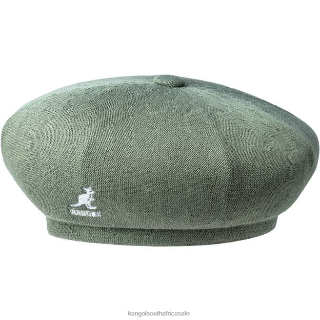 Kangol Unisex FB6D415 Bamboo Jax Beret Accessories Oil Green