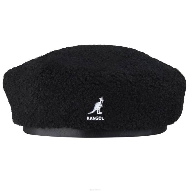 Kangol Unisex FB6D423 Nylon Plush Reversible Beret Accessories Black/Electric Pink