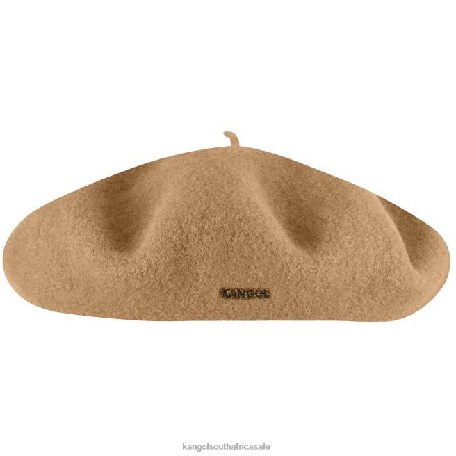 Kangol Unisex FB6D428 Anglobasque Beret Accessories Camel