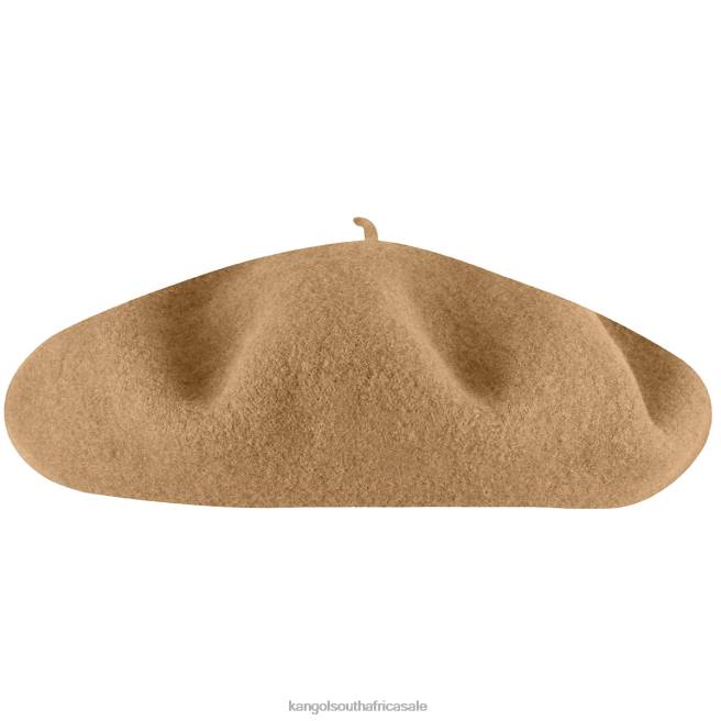 Kangol Unisex FB6D428 Anglobasque Beret Accessories Camel