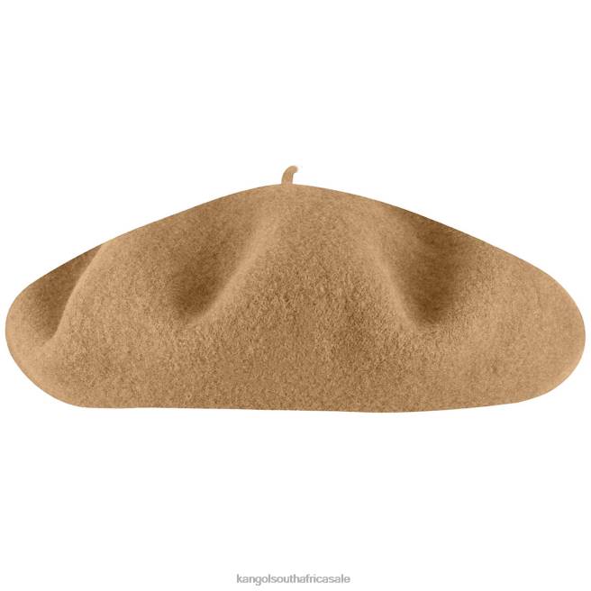 Kangol Unisex FB6D428 Anglobasque Beret Accessories Camel