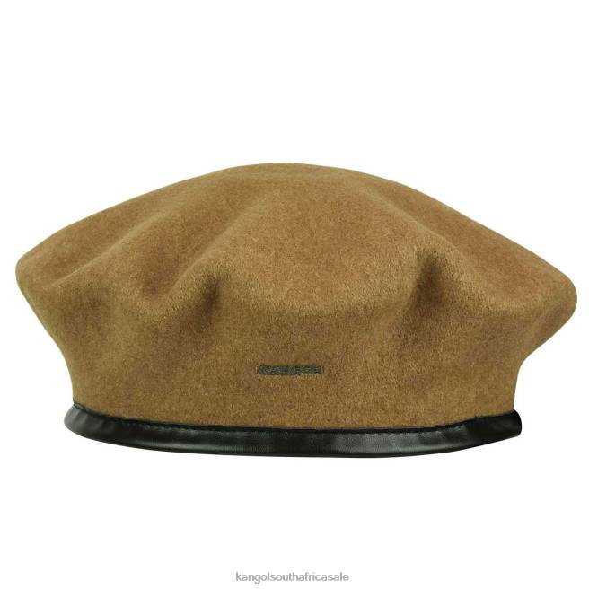 Kangol Unisex FB6D433 Monty Wool Beret Accessories Wood