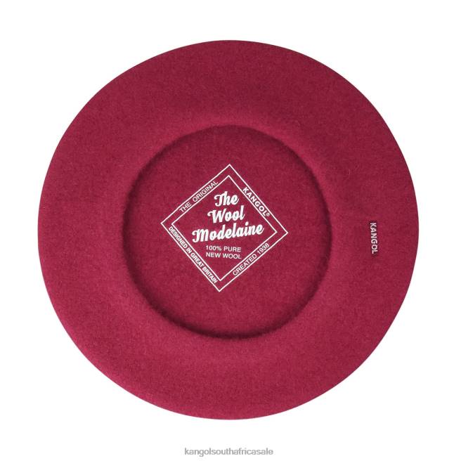 Kangol Unisex FB6D446 Modelaine Beret Accessories Garnet