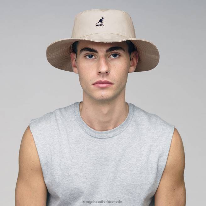 Kangol Unisex FB6D452 Washed Fisherman Accessories Khaki
