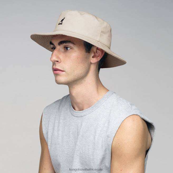 Kangol Unisex FB6D452 Washed Fisherman Accessories Khaki