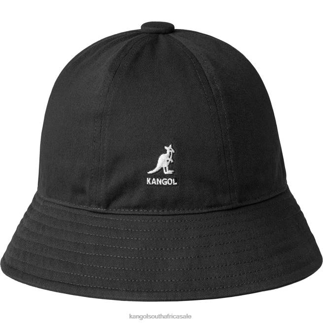 Kangol Unisex FB6D462 Washed Casual Accessories Black