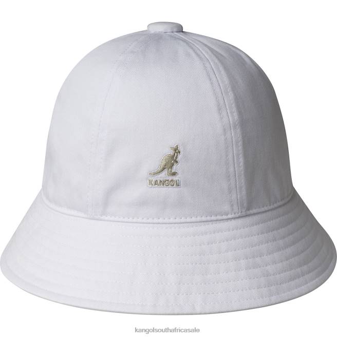 Kangol Unisex FB6D465 Washed Casual Accessories White
