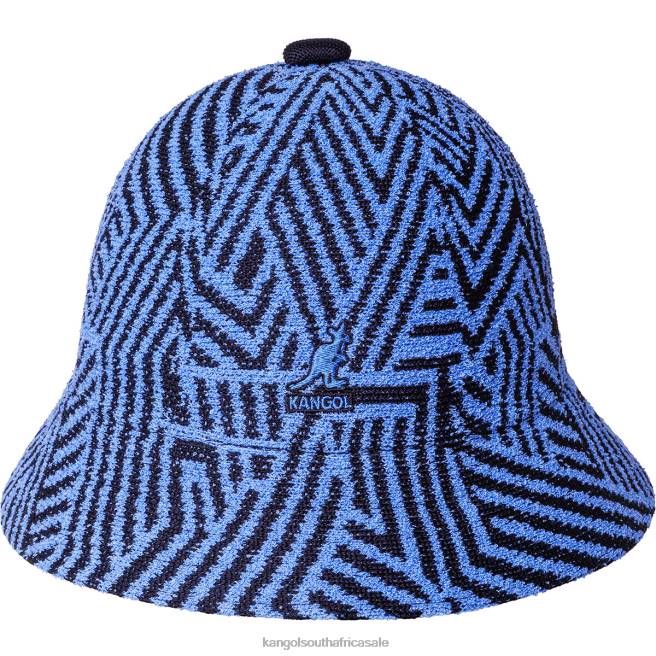 Kangol Unisex FB6D483 Virtual Grid Casual Accessories Black/Surf