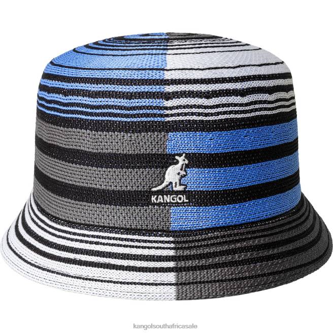 Kangol Unisex FB6D495 Digital Stripes Bin Accessories Black Stripe