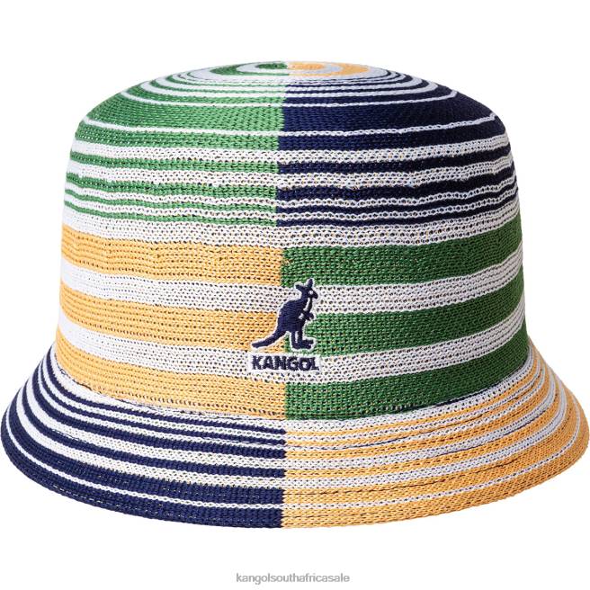 Kangol Unisex FB6D497 Digital Stripes Bin Accessories White Stripe