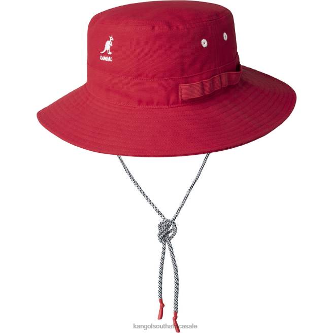 Kangol Unisex FB6D501 Utility Cords Jungle Hat Accessories Red