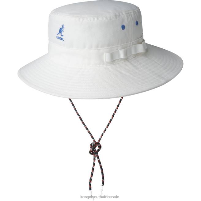 Kangol Unisex FB6D502 Utility Cords Jungle Hat Accessories Off White