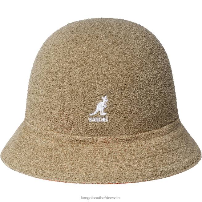 Kangol Unisex FB6D508 Flip It Reversible Casual Accessories Oat/Cherry Glow