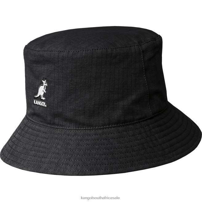 Kangol Unisex FB6D517 Ripstop Essential Rev Bucket Accessories Black