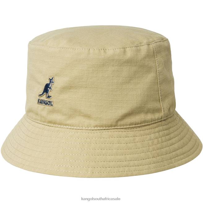 Kangol Unisex FB6D518 Ripstop Essential Rev Bucket Accessories Khaki