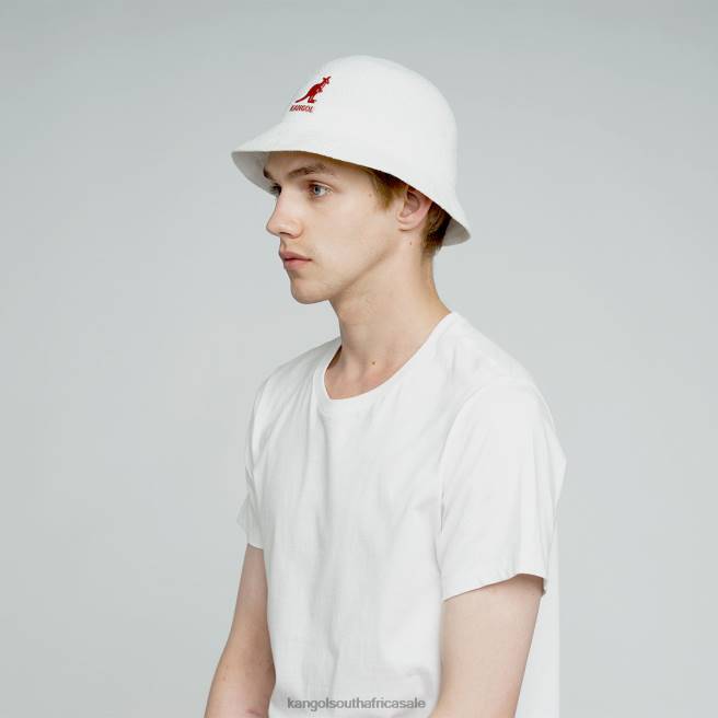 Kangol Unisex FB6D521 Big Logo Casual Accessories White
