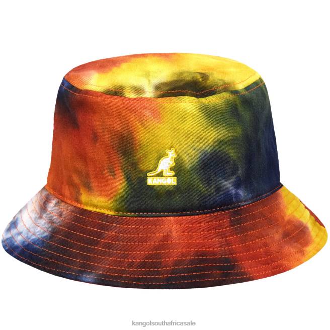 Kangol Unisex FB6D524 Tie Dye Bucket Accessories Golden Palm