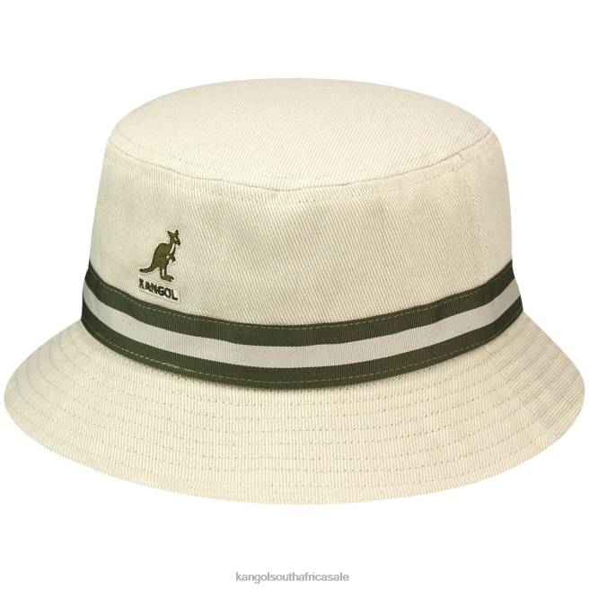 Kangol Unisex FB6D526 Stripe Lahinch Accessories Beige