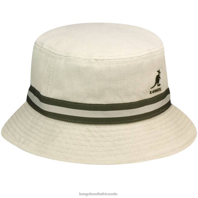 Kangol Unisex FB6D526 Stripe Lahinch Accessories Beige