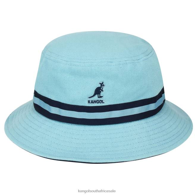 Kangol Unisex FB6D529 Stripe Lahinch Accessories Light Blue